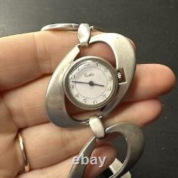Ancient Solid Silver Chain Mechanical Watch Bracelet