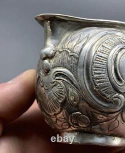 Ancient Solid Silver English UK Milk Jug Marked XVIIIth Sterling English