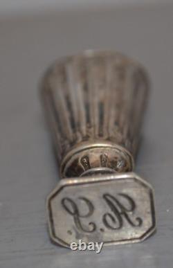 Ancient Solid Silver Monogrammed Seal Stamp
