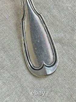 Ancient Solid Silver Sugar Sifting Spoon