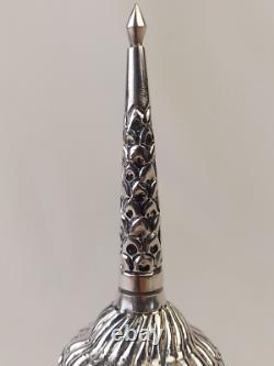 Ancient Sprinkler Solid Silver 800 Hallmark Eastern Maghreb Art Perfume Bottle