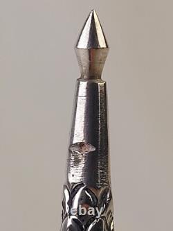 Ancient Sprinkler Solid Silver 800 Hallmark Eastern Maghreb Art Perfume Bottle
