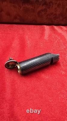 Ancient Sterling Silver Whistle Vesta Case