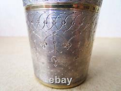 Ancient Superb Tibble In Solid Silver And Vermeil Minerva 19th Perfect Condition
