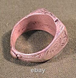 Ancient Syrian Ethnic Silver Ring