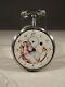 Ancient Watch A Gousset A Rooster In Silver Dial Hours And Days 1787 End Of Xviii