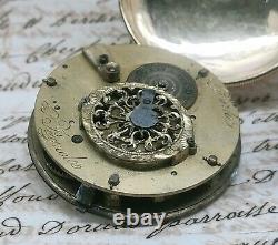 Ancient Watch Gosset Au Coq Spain Picada Cadiz 1818 Works Old Watch