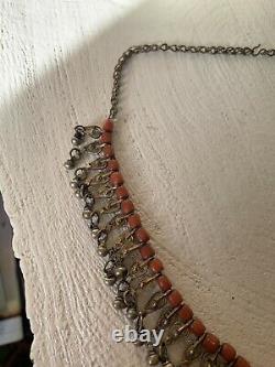 Ancient Yemen Coral Necklace Silver Antique Yemeni Red Coral Silver Necklace Necklace Necklace Necklace