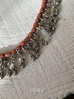 Ancient Yemen Coral Necklace Silver Antique Yemeni Red Coral Silver Necklace Necklace Necklace Necklace