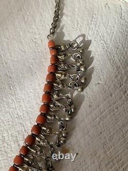 Ancient Yemen Coral Necklace Silver Antique Yemeni Red Coral Silver Necklace Necklace Necklace Necklace