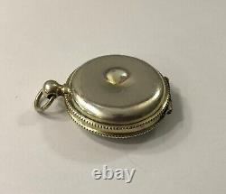 Ancient custodian / solid silver MINERVE and vermeil host box Religious