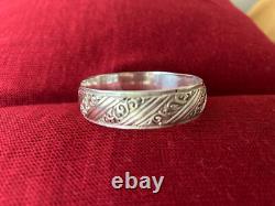 Ancient ethnic bracelet solid silver (Berber Tunisia)