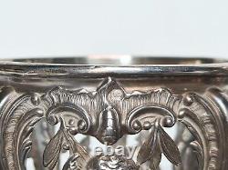 Ancient oil and vinegar holder in solid silver (minerva) 19th century