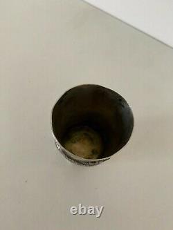 Ancient solid silver cup from China LUEN WO silver chinese export cup