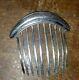 Ancient Tiara Diadem Hair Comb In Solid Silver Minerva Hallmark 19th Century