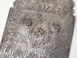 Ancient very beautiful Starred Khamsa Berber Talisman in solid silver Ethnic Ma