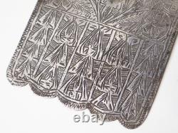 Ancient very beautiful Starred Khamsa Berber Talisman in solid silver Ethnic Ma