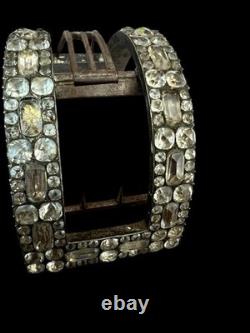 Antique 18th-Century Shoe Buckle in Silver/Steel, Louis XVI Period