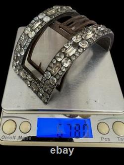 Antique 18th-Century Shoe Buckle in Silver/Steel, Louis XVI Period