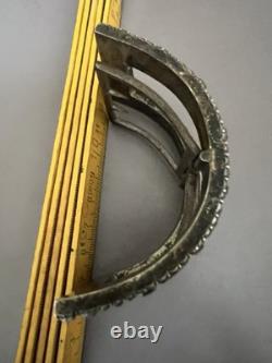 Antique 18th-Century Shoe Buckle in Silver/Steel, Louis XVI Period