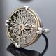 Antique 19th Century Silver Ring With 18th Century Watch Rooster