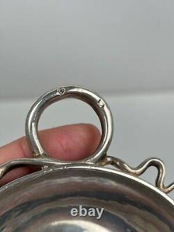 Antique 19th Century Solid Silver Tastevin Minerva 1 Snake Handle LENOIR from Aloxe