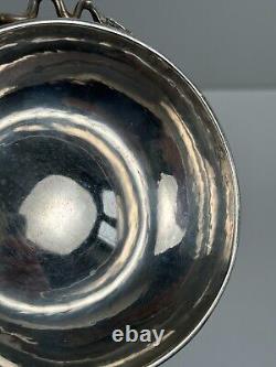 Antique 19th Century Solid Silver Tastevin Minerva 1 Snake Handle LENOIR from Aloxe