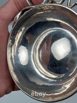 Antique 19th Century Solid Silver Tastevin Minerva 1 Snake Handle LENOIR from Aloxe