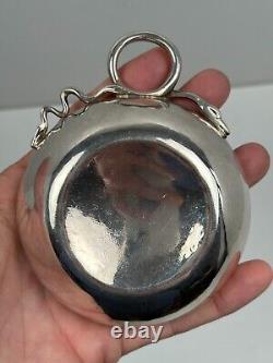 Antique 19th Century Solid Silver Tastevin Minerva 1 Snake Handle LENOIR from Aloxe