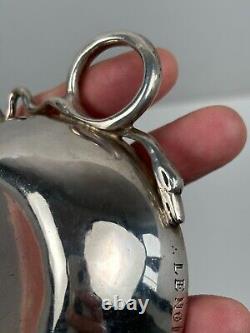 Antique 19th Century Solid Silver Tastevin Minerva 1 Snake Handle LENOIR from Aloxe
