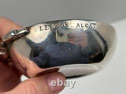 Antique 19th Century Solid Silver Tastevin Minerva 1 Snake Handle LENOIR from Aloxe
