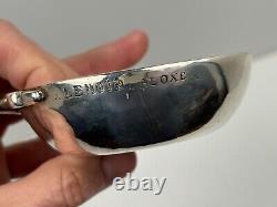 Antique 19th Century Solid Silver Tastevin Minerva 1 Snake Handle LENOIR from Aloxe