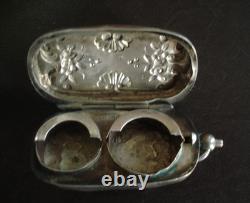 Antique 19th-century German coin pendant with sterling silver chain