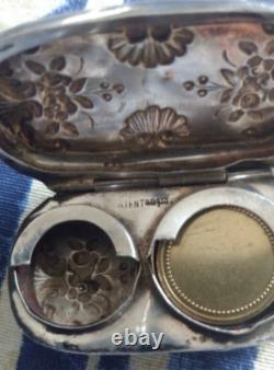 Antique 19th-century German coin pendant with sterling silver chain
