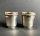 Antique 2 Liquor Glasses Charles Hack Sterling Silver
