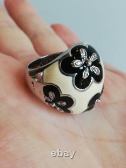 Antique 925 Sterling Silver Ring UNA STORIA