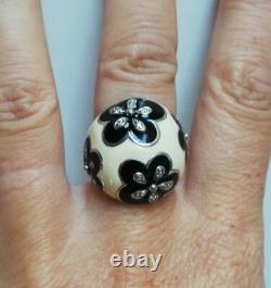 Antique 925 Sterling Silver Ring UNA STORIA