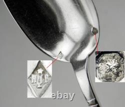 Antique Art Deco Children's Silver Cutlery Set with Minerva Hallmark and Box