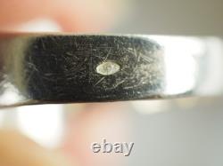 Antique Art Deco Silver and Gold Signet Ring T61 Ar