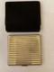 Antique Art Deco Sterling Silver Box With Gold Clasp, Signed Dunhill Paris