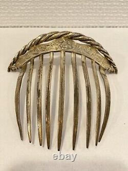 Antique Art Nouveau Hairpin Silver