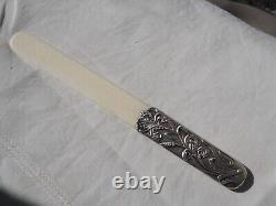 Antique Art Nouveau Solid Silver Letter Opener