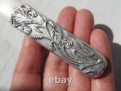 Antique Art Nouveau Solid Silver Letter Opener