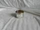 Antique Art Nouveau Napkin Ring With Floral Decoration, Solid Silver, Minerva Hallmark, 58 G
