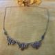 Antique Art Nouveau Necklace In Solid 830 Silver, Scandinavian Flowers, Vintage Jewelry