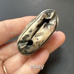 Antique Baby Rattle Art Deco Art Nouveau In Solid Silver Rooster