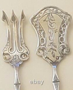 Antique Candy Service, Delicacies. Solid Silver