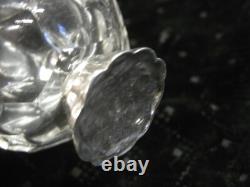 Antique Crystal Silver Plated Perfume Bottle