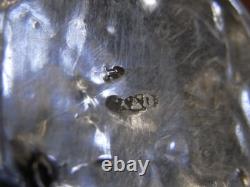 Antique Crystal Silver Plated Perfume Bottle