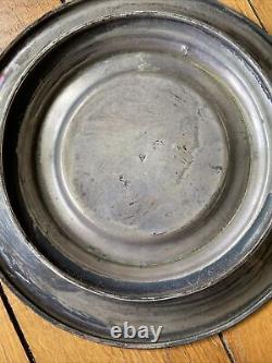 Antique Cup and Saucer Solid Silver Minerva Hallmark 330 Grams